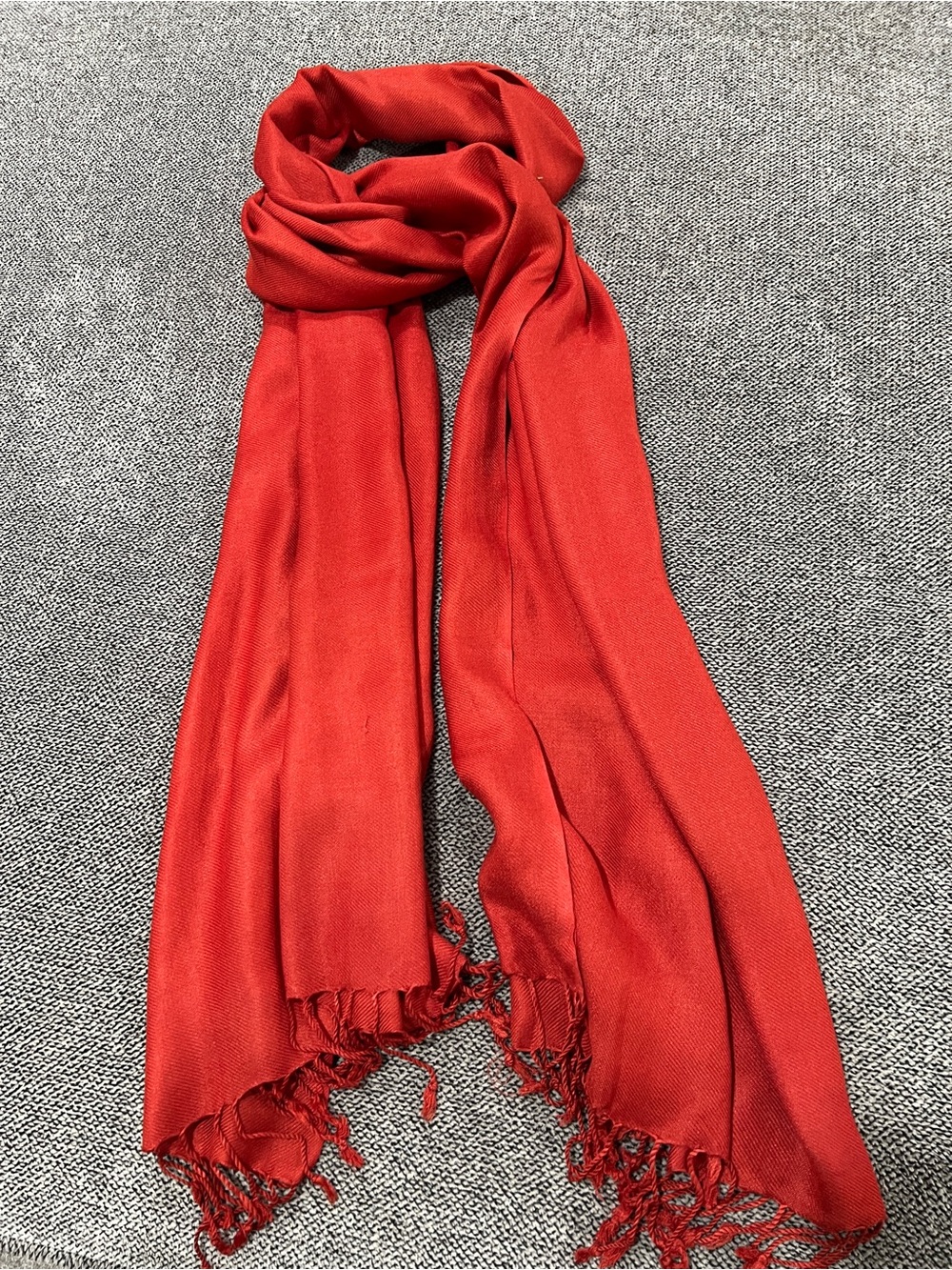 Red Fringe Wrap/Scarf